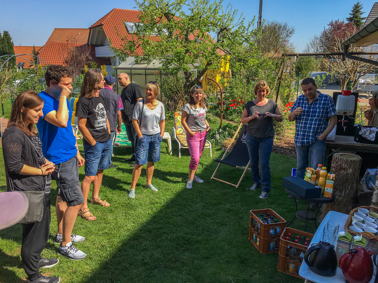 In Erwartung des Frühstücks...